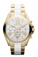 Relógio Feminino MK - MKS13_Y1GST Relógio Duas cores Bradshaw Chronograph - Mid-Size